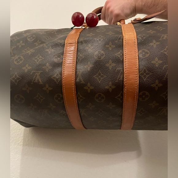 Louis Vuitton Travel Bag Keepall 45 w/ LV lock and key and Luggage Tag - Picture 7 of 15